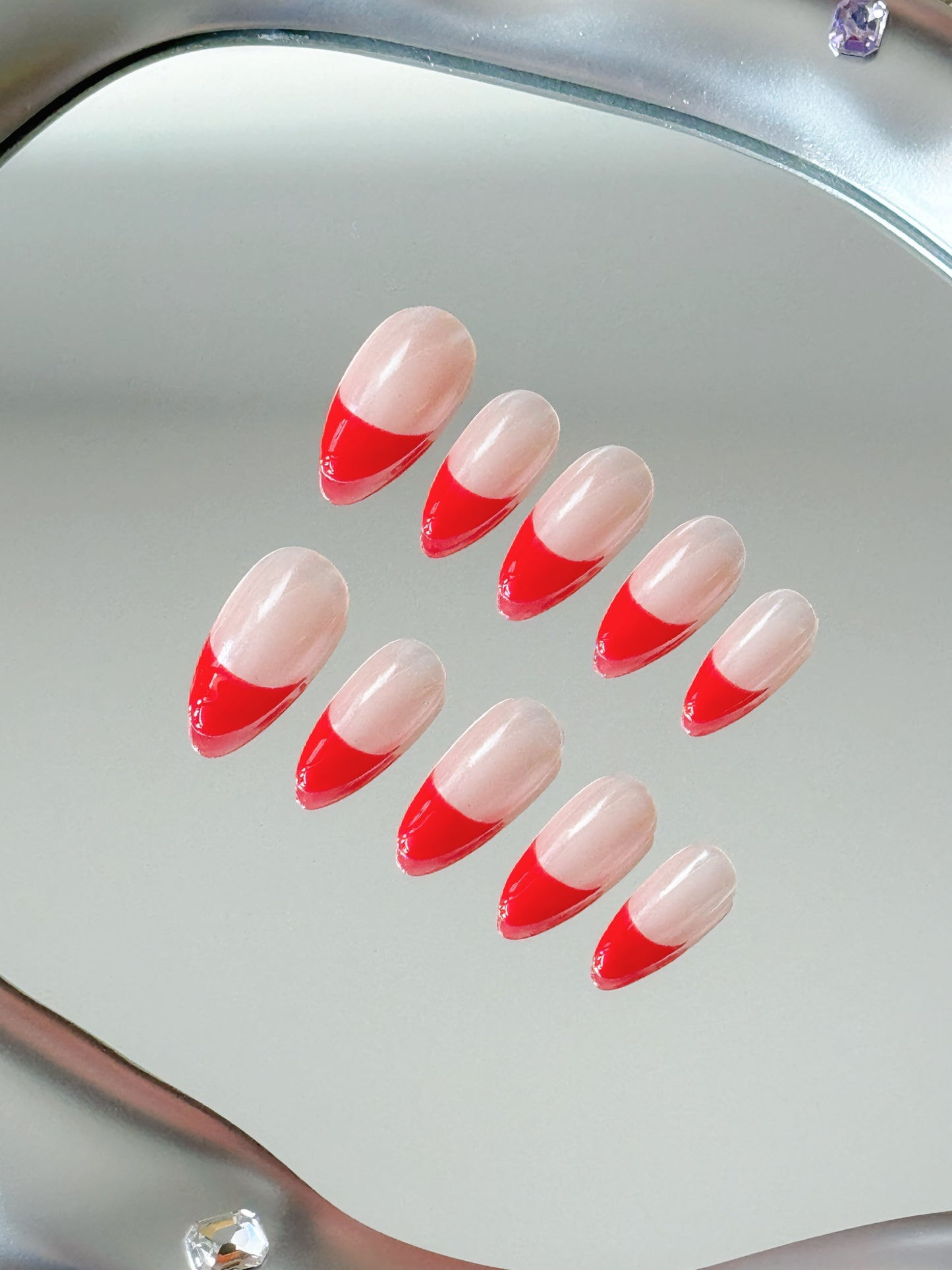 Subtle Red French❤️