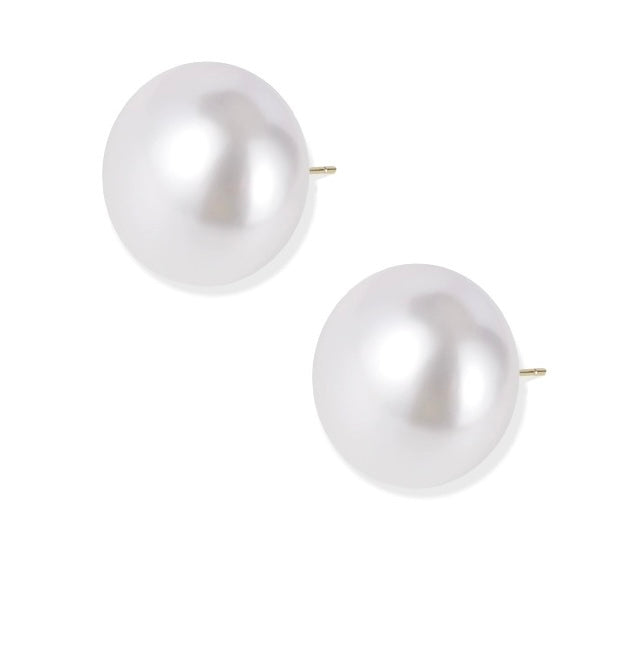 Bread-shaped Pearl Earring