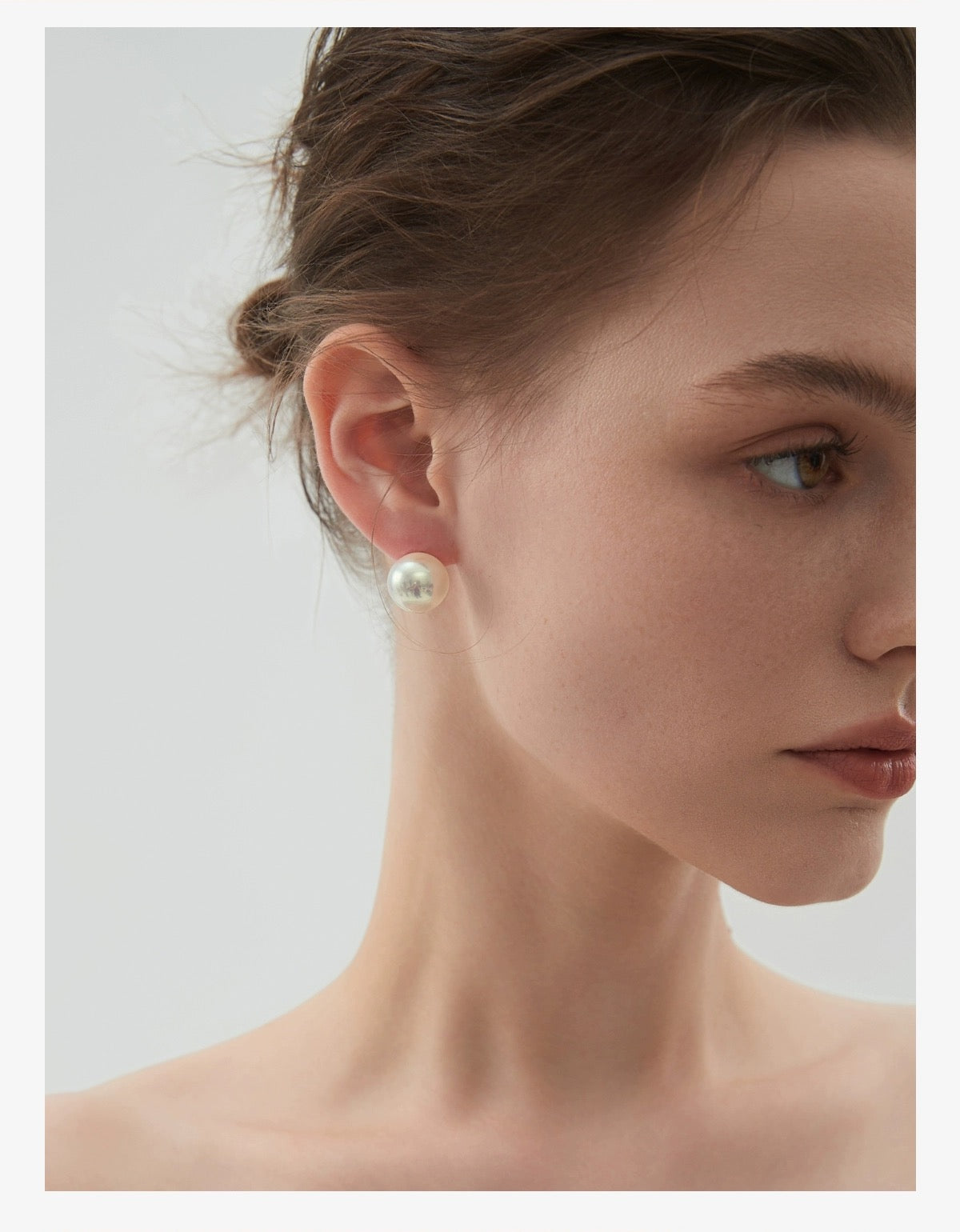 White Pearl Earring