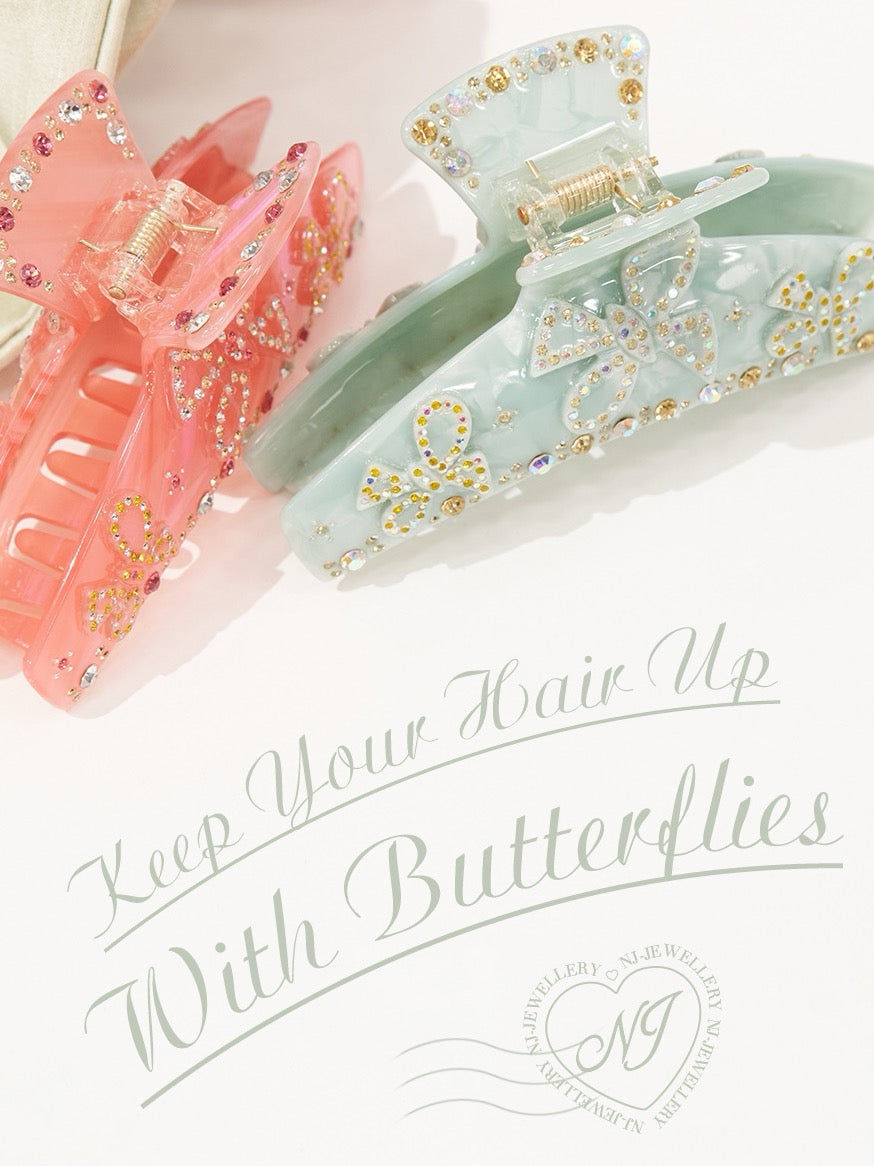 Bella Crystal Claw Clip